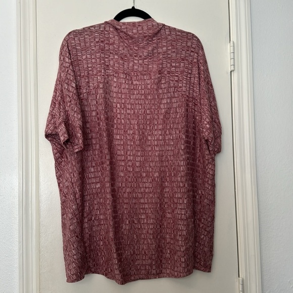 Burgundy Rolla Coaster Shrug Open Front Knit Shrug 3/4 sleeves size small - Picture 5 of 5